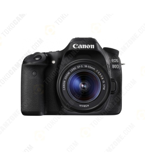 Canon EOS 80D Kit 18-55mm Lens (Promo Cashback Rp 500.000 + Free CS100 Periode 01 s/d 30 November 2019)